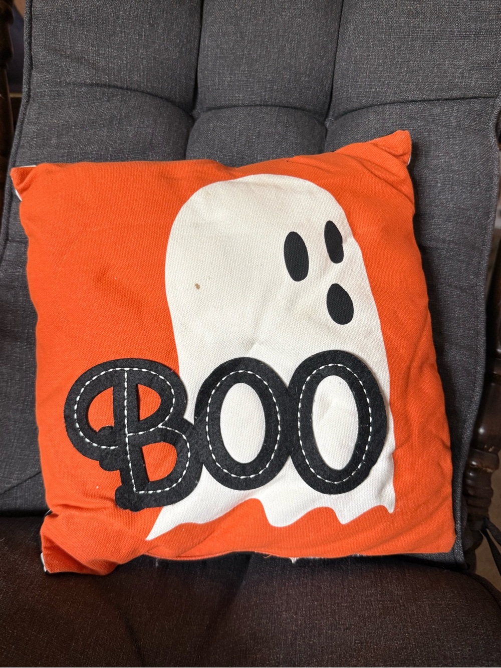 Target Reversible Halloween Ghost 'BOO' Accent Pillow